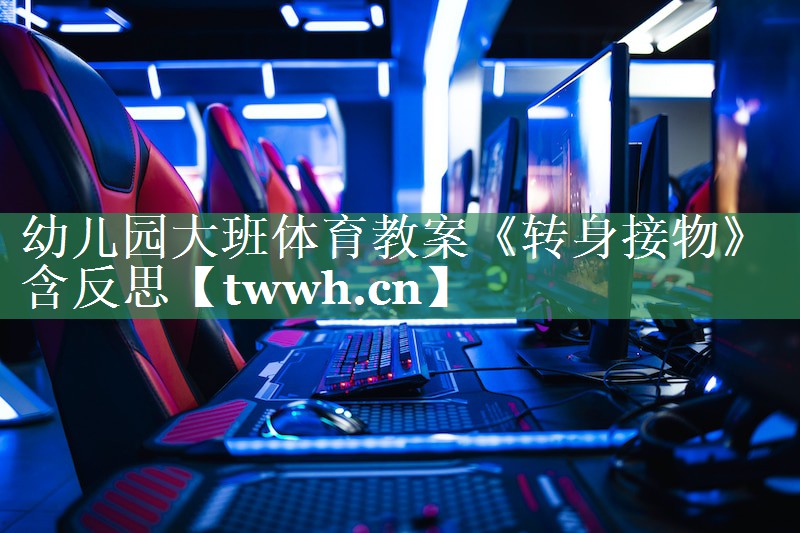 幼儿园大班体育教案《转身接物》含反思